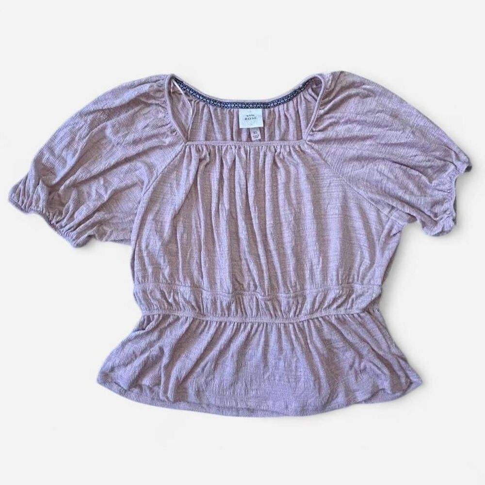 Knox-rose Women's Pink and Brown Blouse